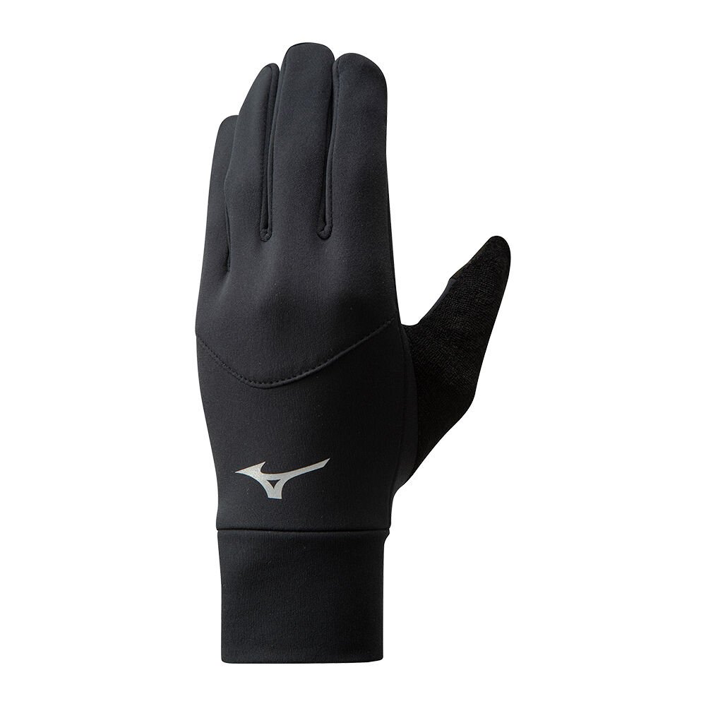 Womens Mizuno Warmalite Running Gloves Black Philippines (LBXSRQ238)